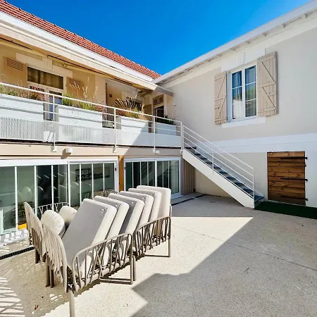 Neuve8-10pers 5'pied Plage Parking Aiguillon Villa Arcachón
